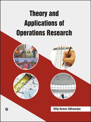 cover image of Theory and Applications of Operations Research